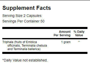 Triphala 500 mg - 100 kapsula