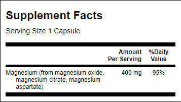 Triple Magnesium Complex 400 mg - 300 kapsula