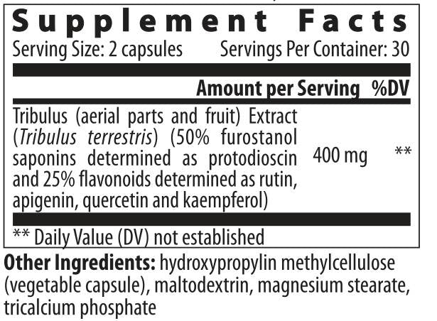 Tristam | Bugarski tribulus s 50% furostanol saponina 200 mg - 60 kapsula