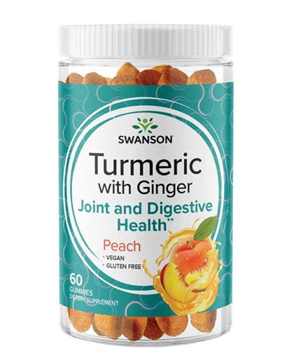 Kurkuma s đumbirom Gummies | Mango - 60 tableta za žvakanje
