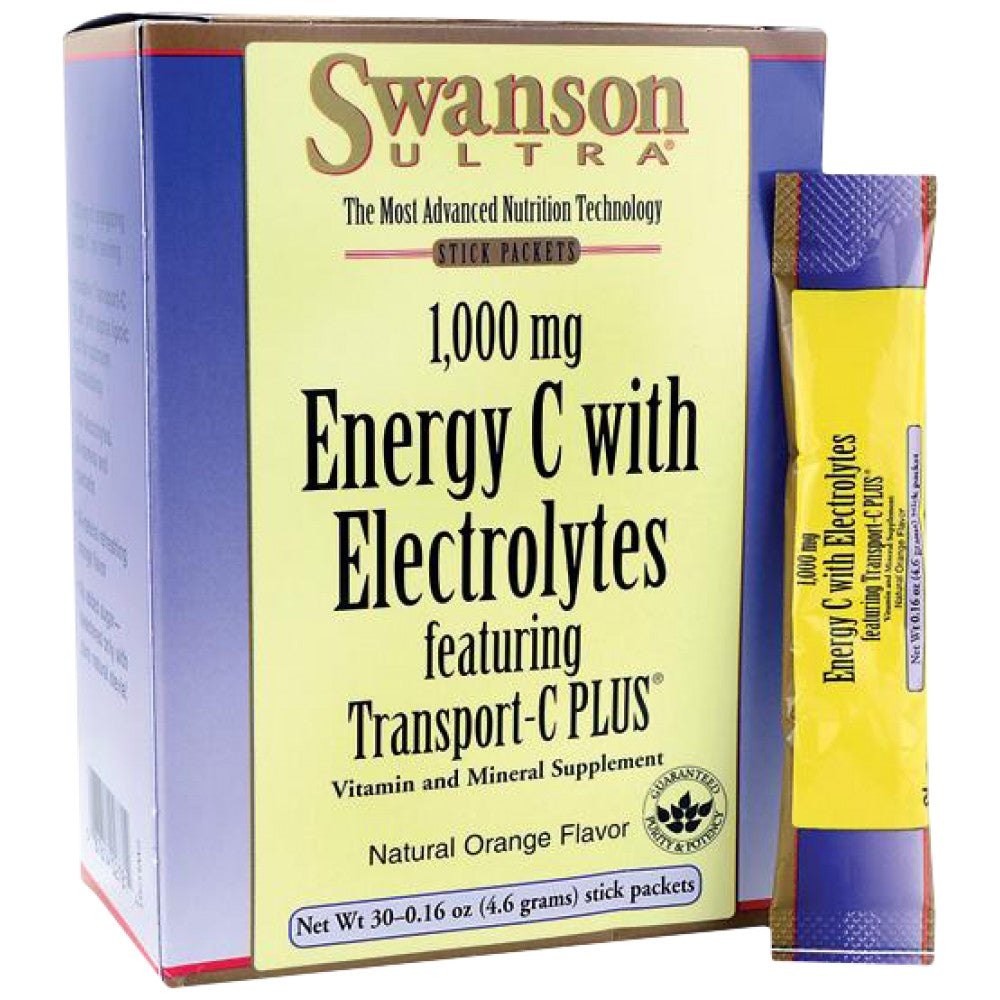Ultra 1.000 mg energije C s elektrolitima 30 paketa