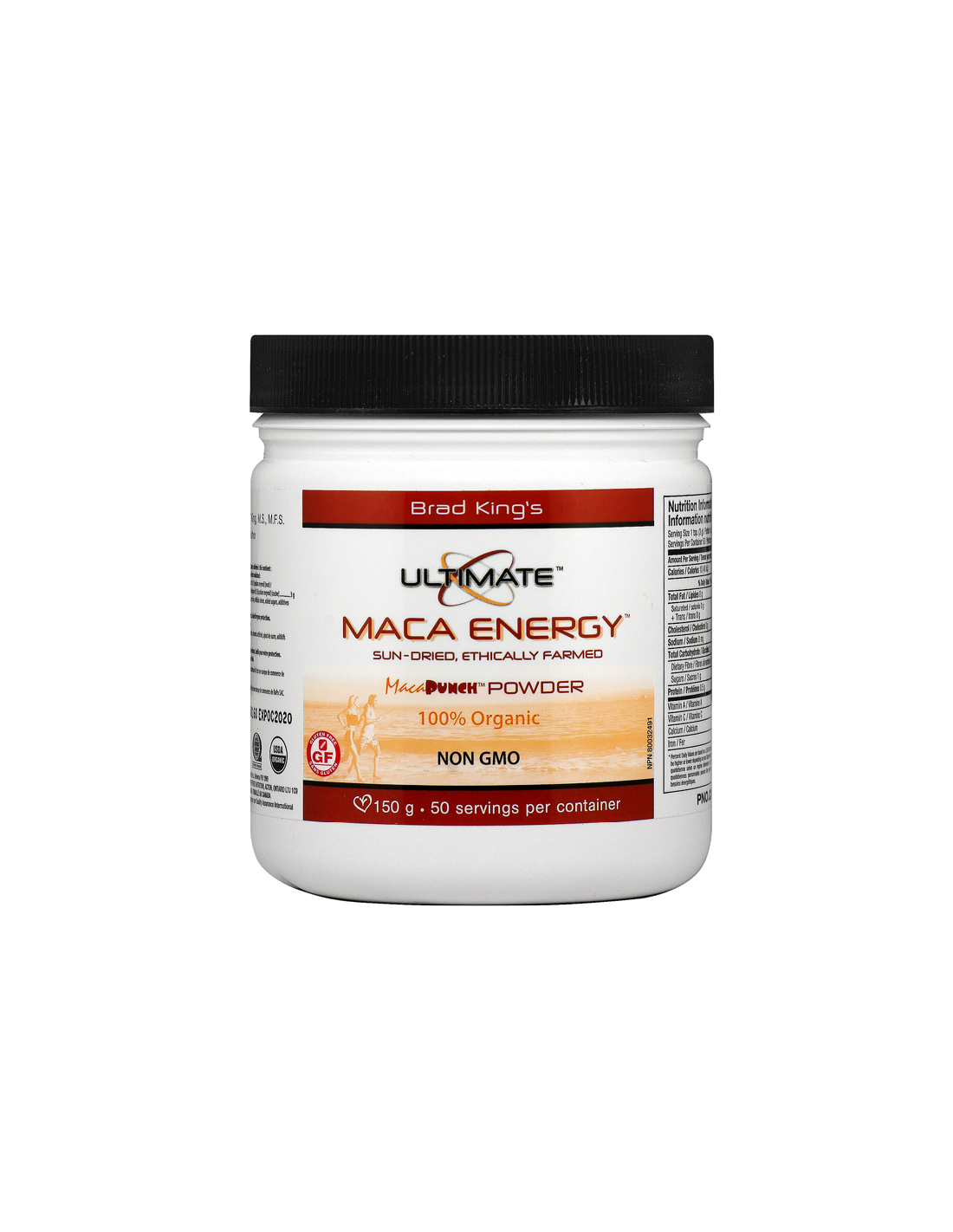 Ultimate® Maca Energy Organic/ Maca 150 g prah x 50 doza <tc>Natural Factors</tc>