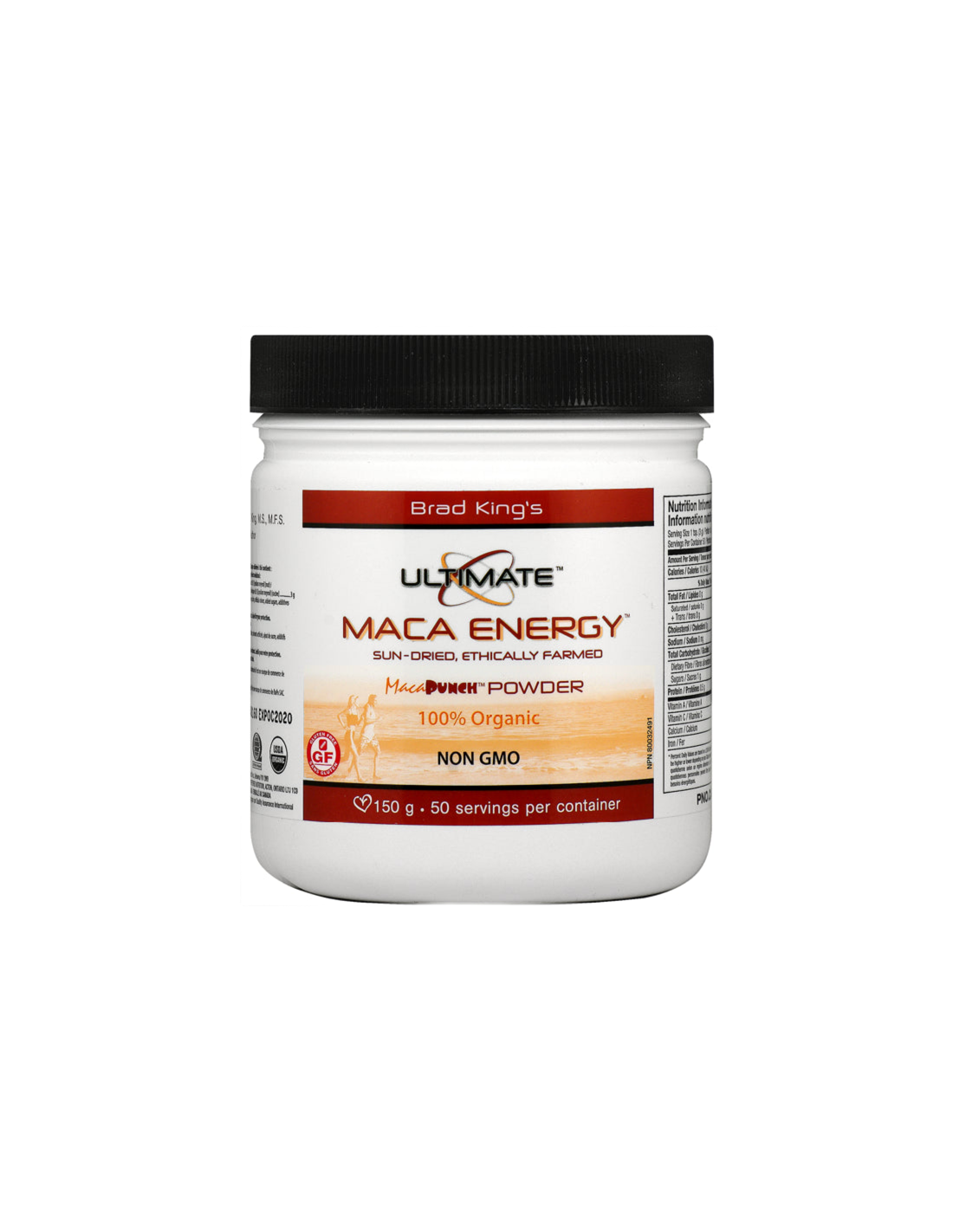 Ultimate® Maca Energy Organic/ Maca 150 g prah x 50 doza <tc>Natural Factors</tc>