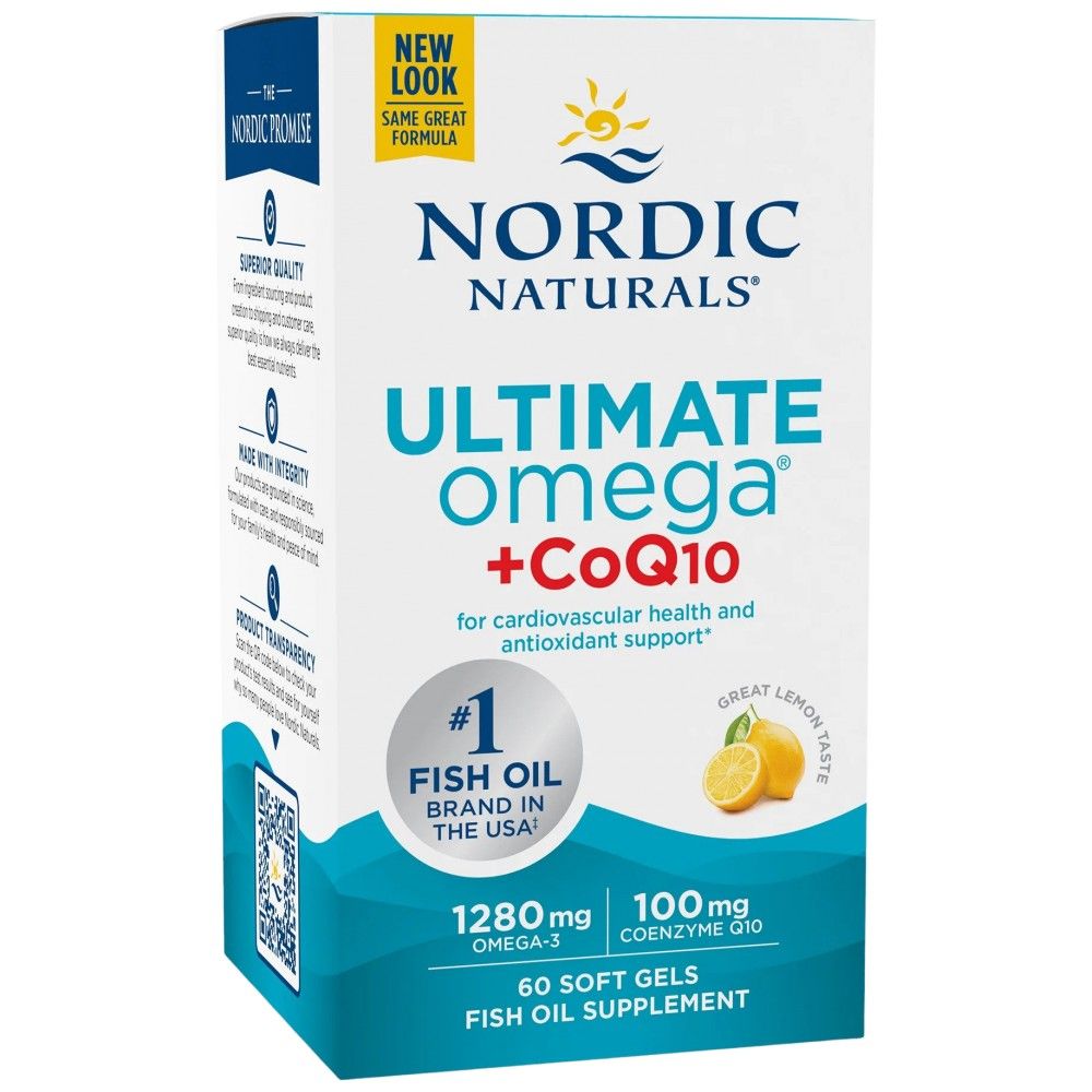 Ultimate Omega 1280 mg + CoQ10 - 60 gel kapsula