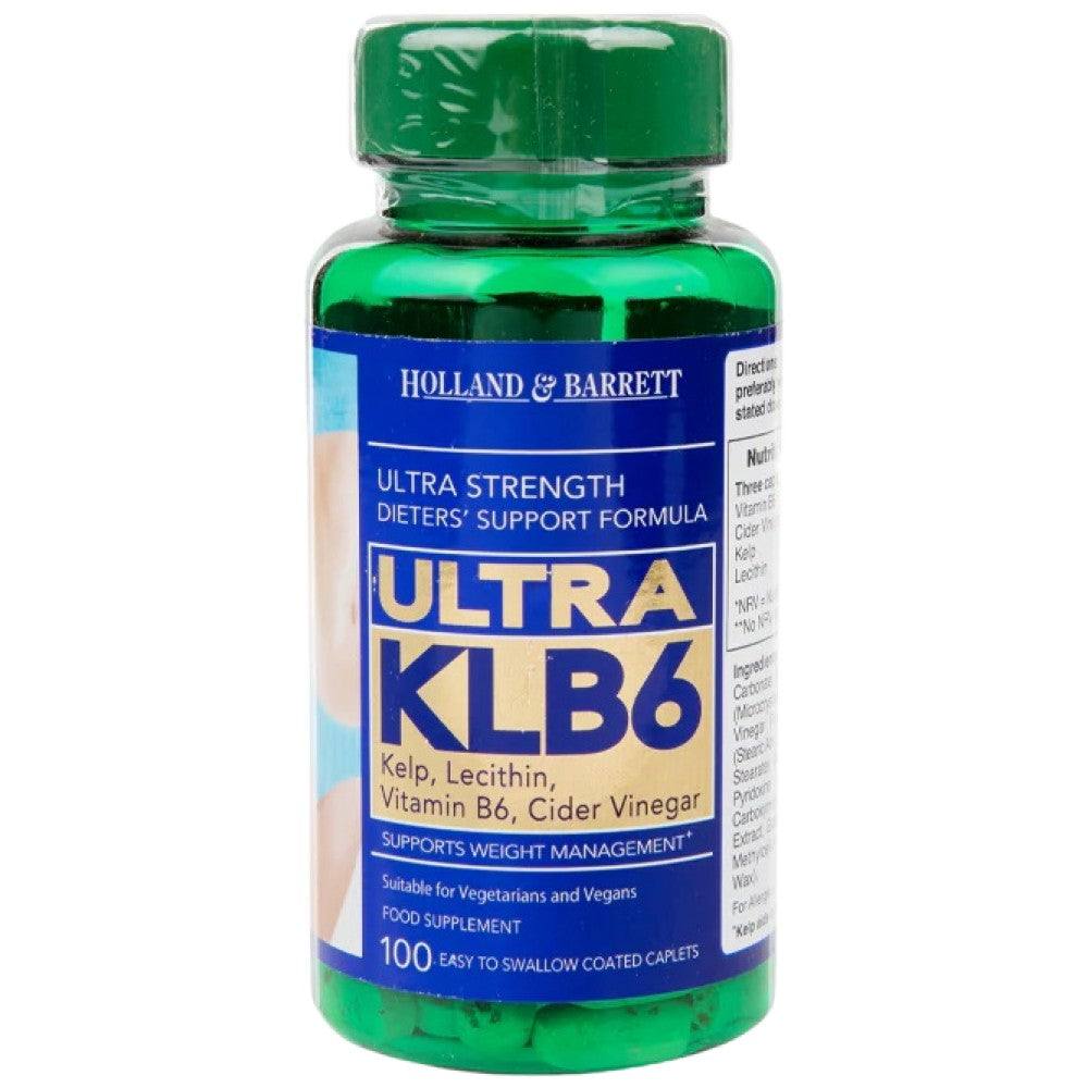 Ultra KLB6 | Kelj, lecitin, B6 i jabučni ocat - 100 kapsula