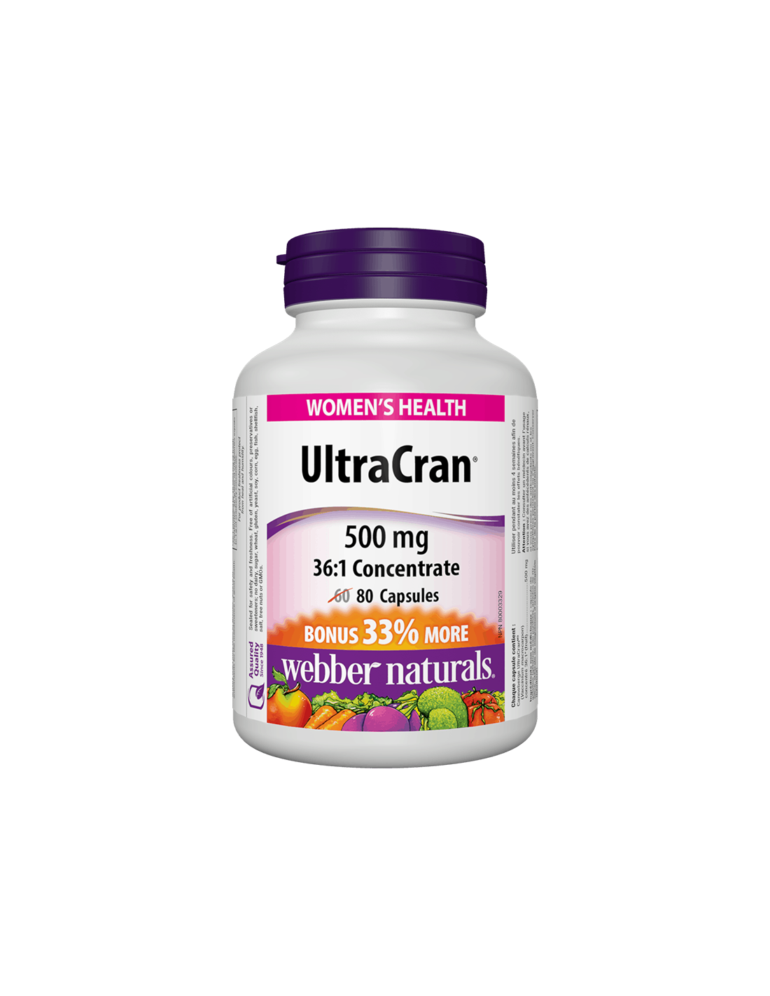 UltraCran®/koncentrat brusnice 36:1 500 mg x 80 kapsula