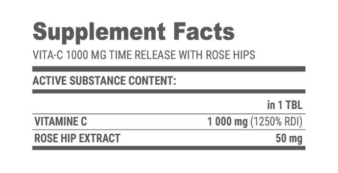 VITA-C Time Release 1000 - 100 tableta