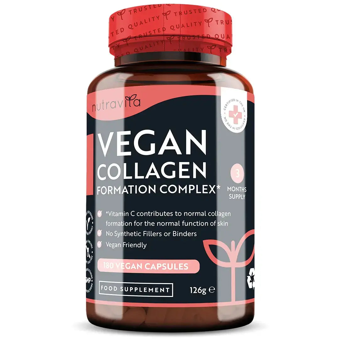Veganski kompleks za stvaranje kolagena 180 Vcaps. <tc>Nutravita</tc>