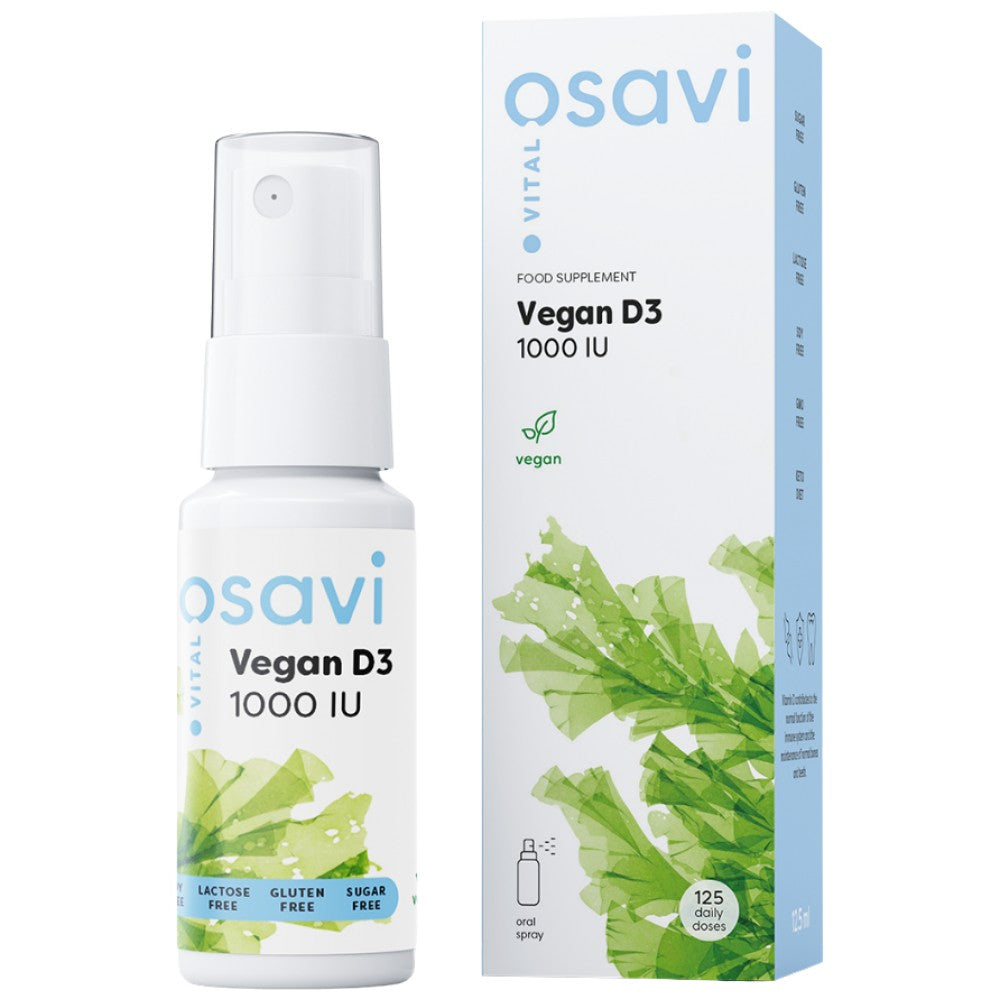Vegan D3 1000 IU | Sprej za usta - 12,5 ml