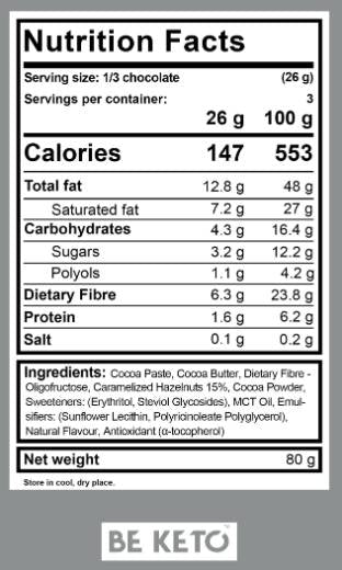 Veganska keto čokolada | 70% kakaa - 80 grama