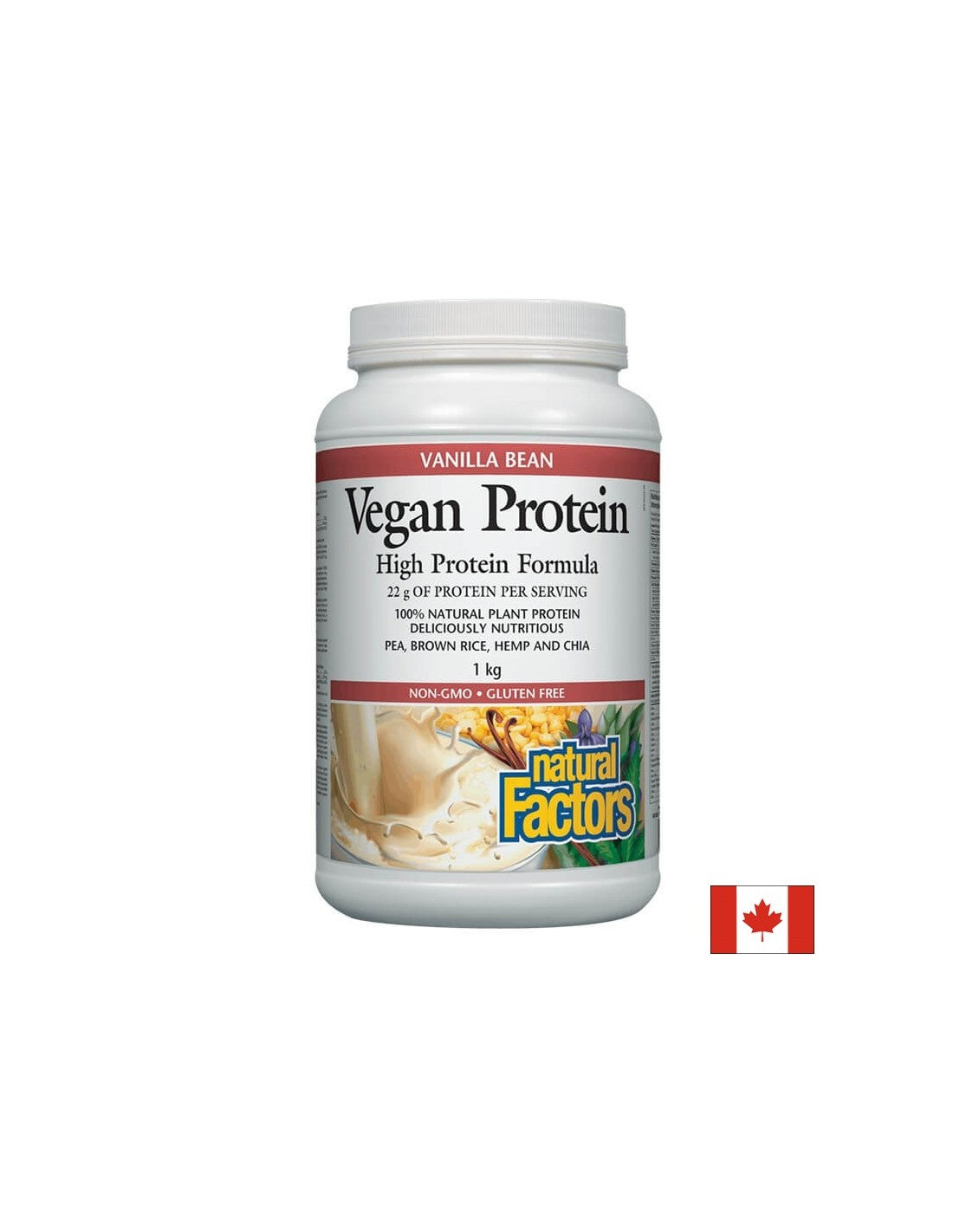 Veganska proteinska visokoproteinska formula - 1000 grama