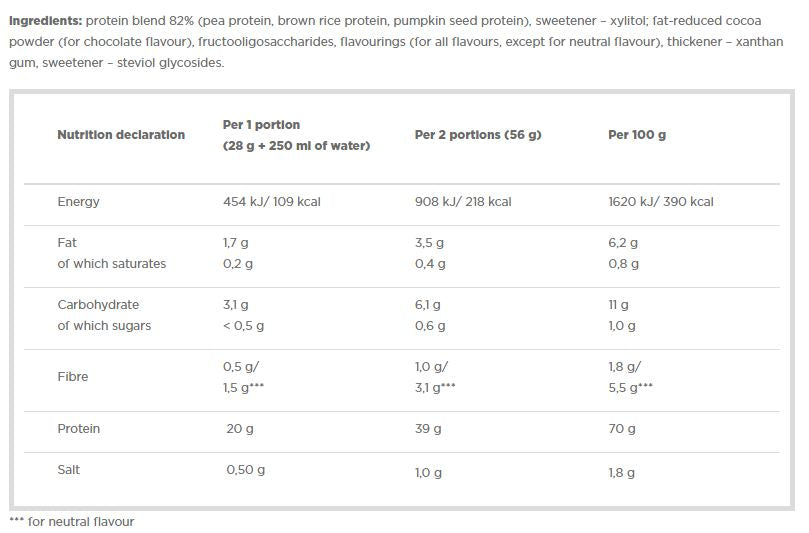 Veggie Protein Complex/Vegan - 500 grama