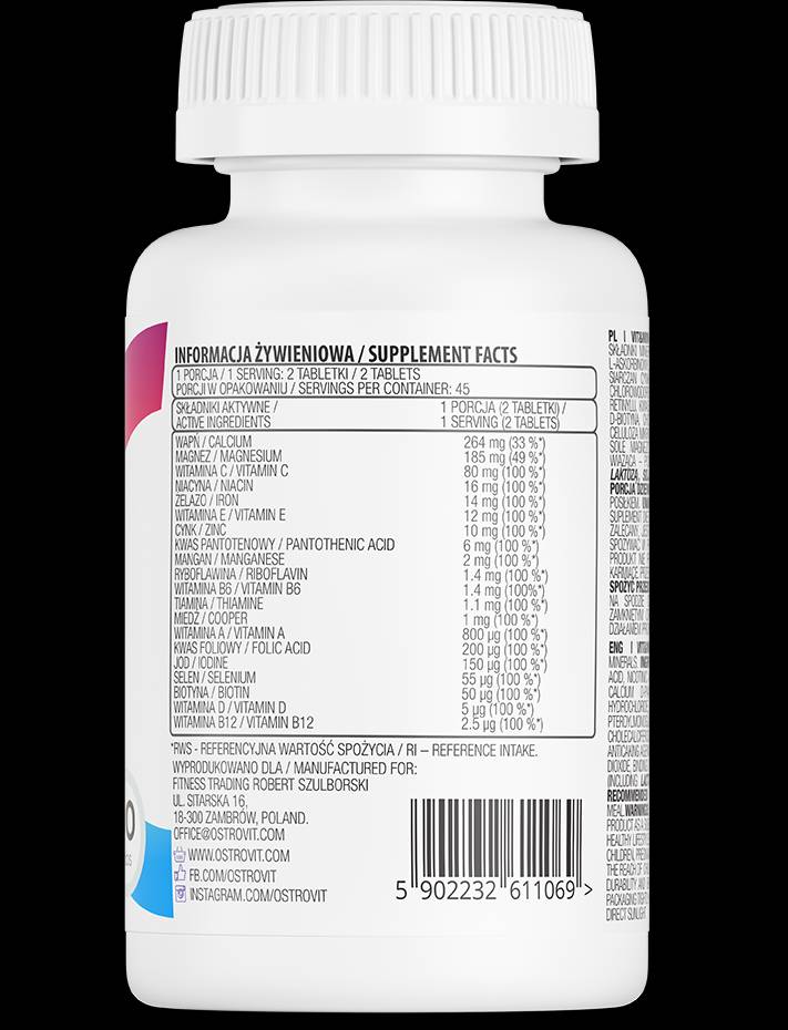 100% vit & min - 90 tableta