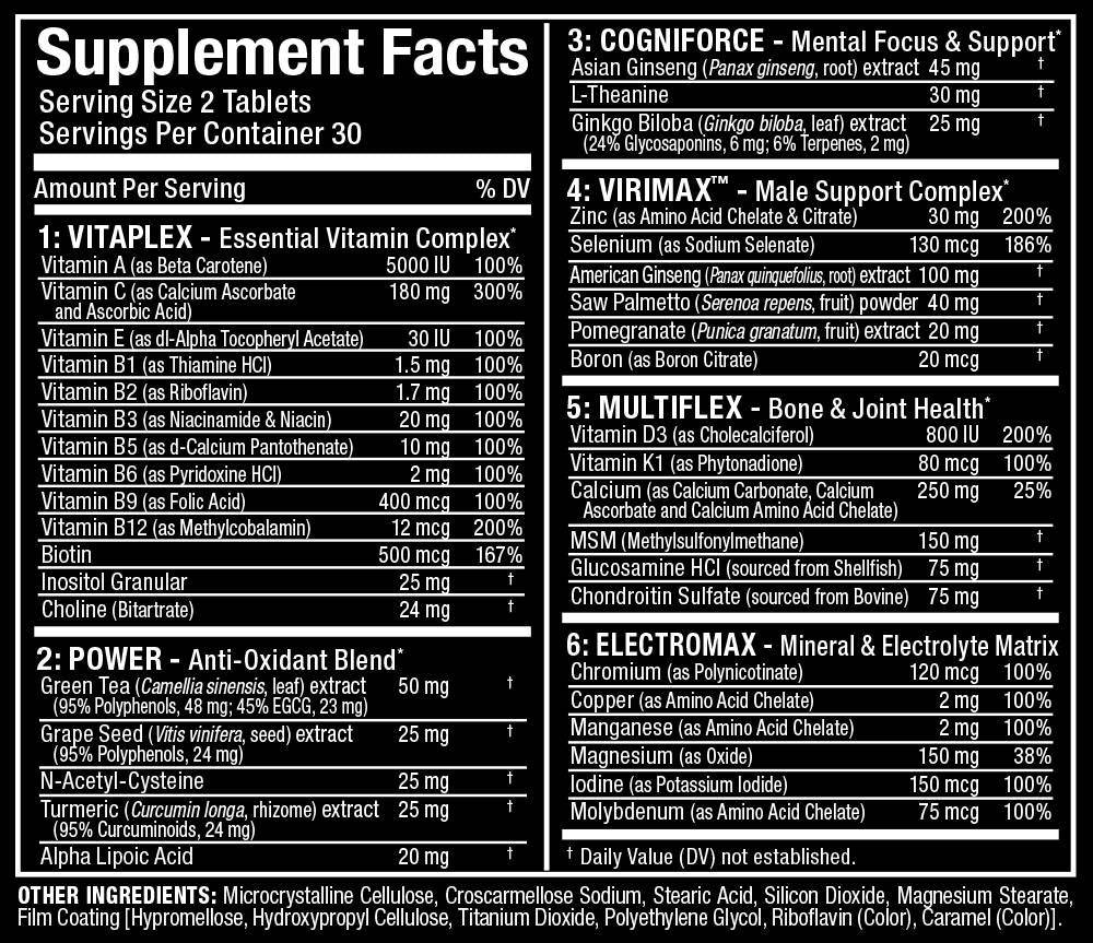 Vitaform/Premium multivitamin za muškarce 60 tableta
