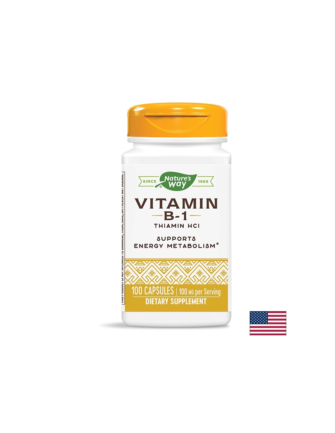 Vitamin B1 100 mg - 100 kapsula