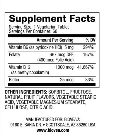 Vitamin B12 1000 Methylcobalamin Fast Dissolve/100 tableta - 0