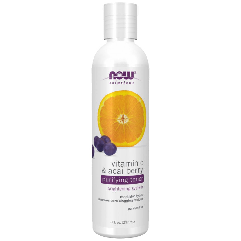 Vitamin C & Pročišćavajući tonik s acai bobicama | Bez parabena - 237 ml