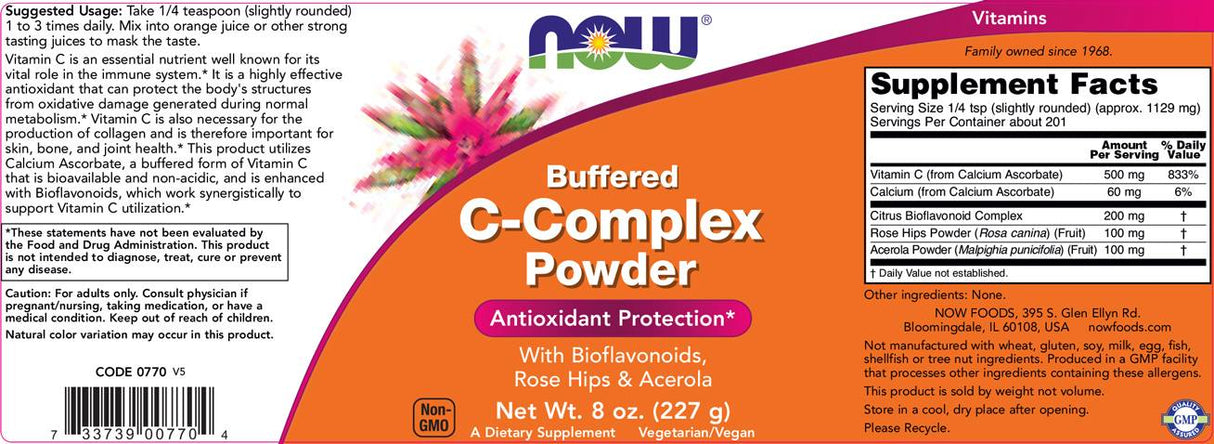 Vitamin C-Complex u prahu - 227 grama