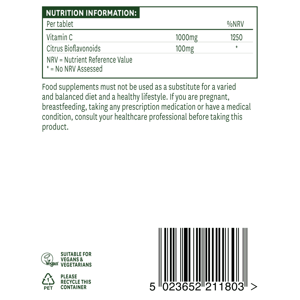 Vitamin C s e<tc>XTEND</tc>tablete s produljenim oslobađanjem (vitamin C s produljenim oslobađanjem) 1000 mg 90 NaturesAid