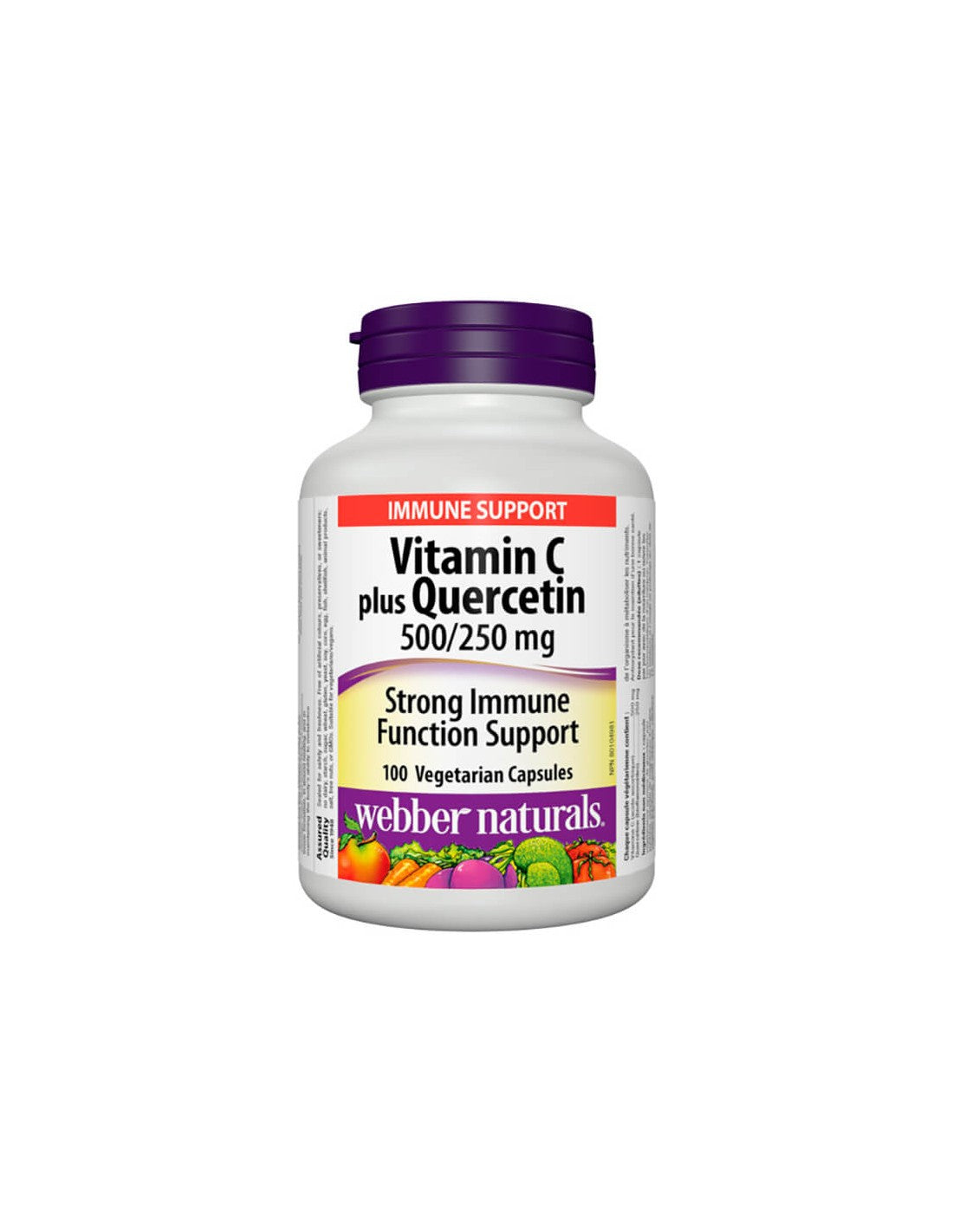 Vitamin C plus kvercetin - Vitamin C 500 mg + kvercetin 250 mg, 100 kapsula