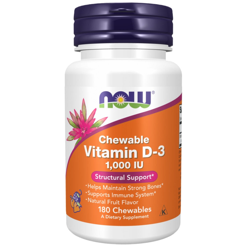 Vitamin D-3 1000 IU | Za žvakanje - 180 tableta za žvakanje