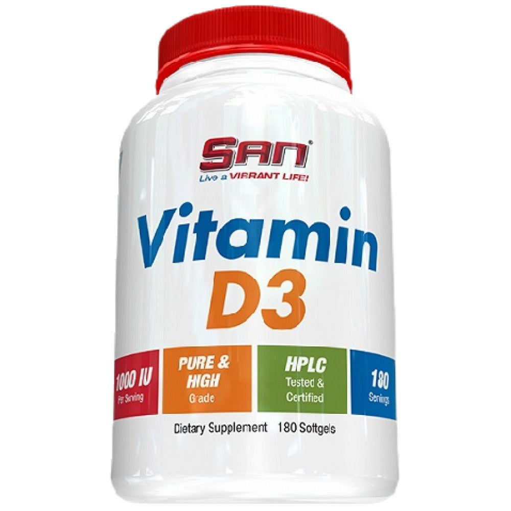 Vitamin D3 1000 IU - 180 gel kapsula