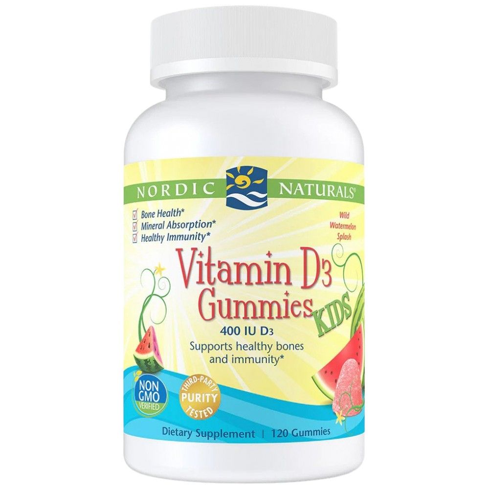 Vitamin D3 Gummies Kids 400 IU - 120 žvakaćih bombona