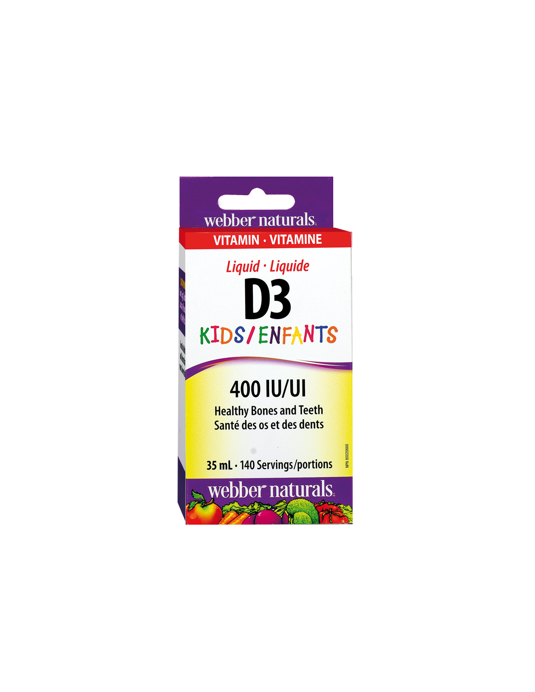 Vitamin D3 Kids/ Vitamin D3 za djecu 400 IU x 35 ml/ 140 doza