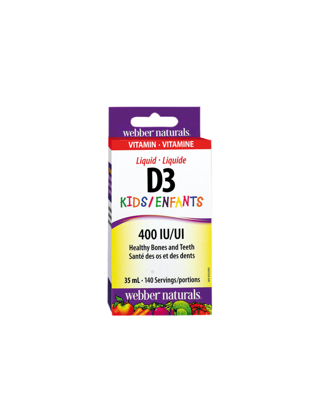 Vitamin D3 Kids/ Vitamin D3 za djecu 400 IU x 35 ml/ 140 doza
