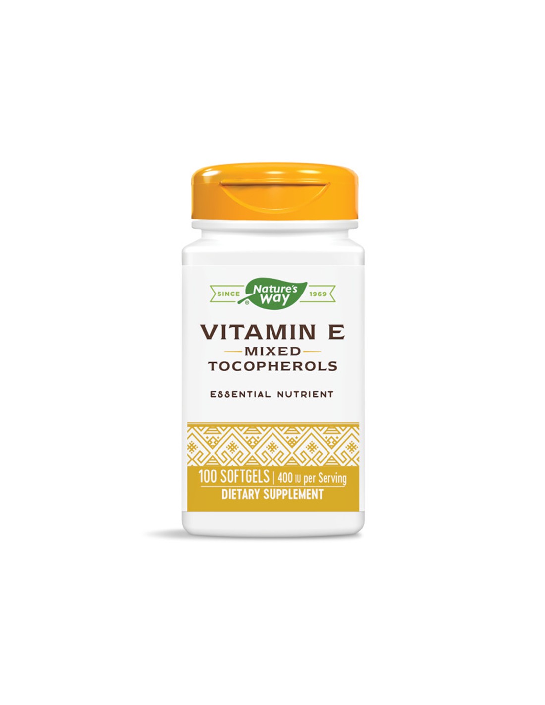 Vitamin E - Vitamin E (tocopherol mix) 268 mg, 100 mekih kapsula Nature's Way