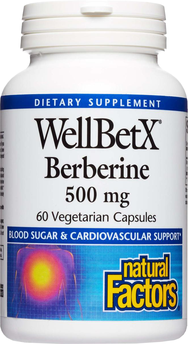 WellBetX Berberin 500 mg - 60 kapsula