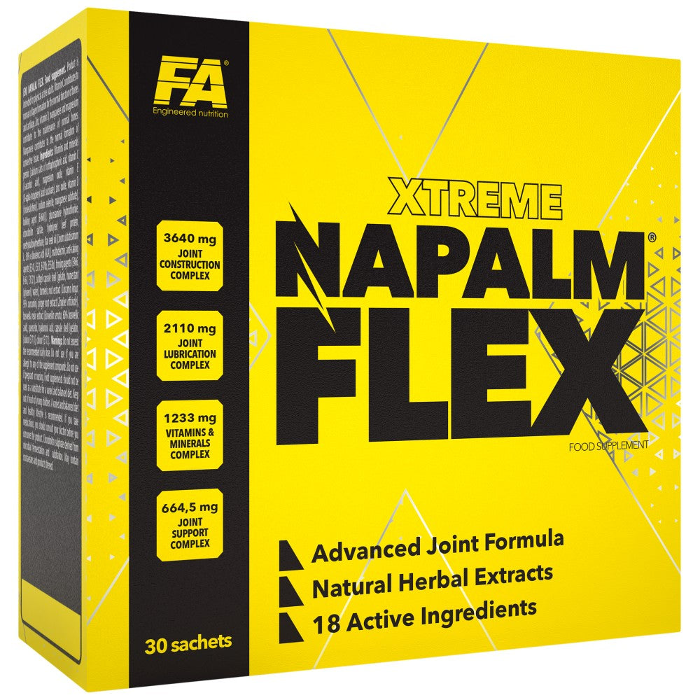 Xtreme Napalm Flex | Napredna formula za zglobove - 30 paketa