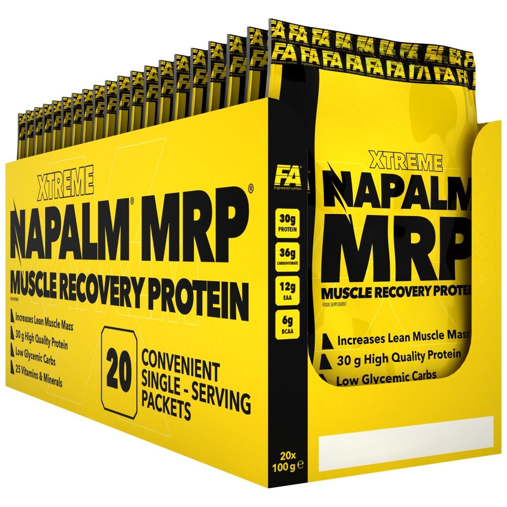 Xtreme Napalm MRP | Protein za oporavak mišića - zamjena za obrok - 20 x 100 grama
