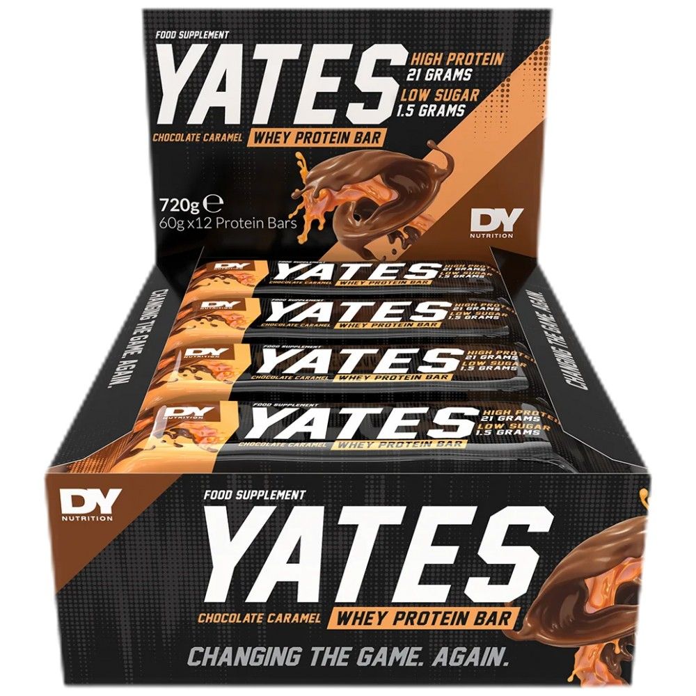 Yates pločica proteina sirutke | Bez šećera - 12 x 60 grama