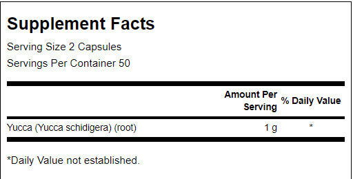 Yucca korijen 500 mg - 100 kapsula