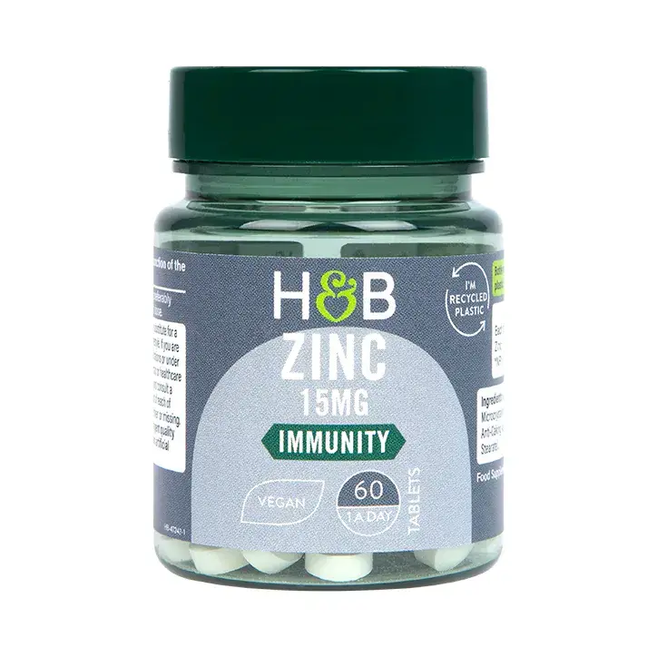 Cink (ZInc) 15 mg 60 veganskih tableta NIZOZEMSKA & BARRETT