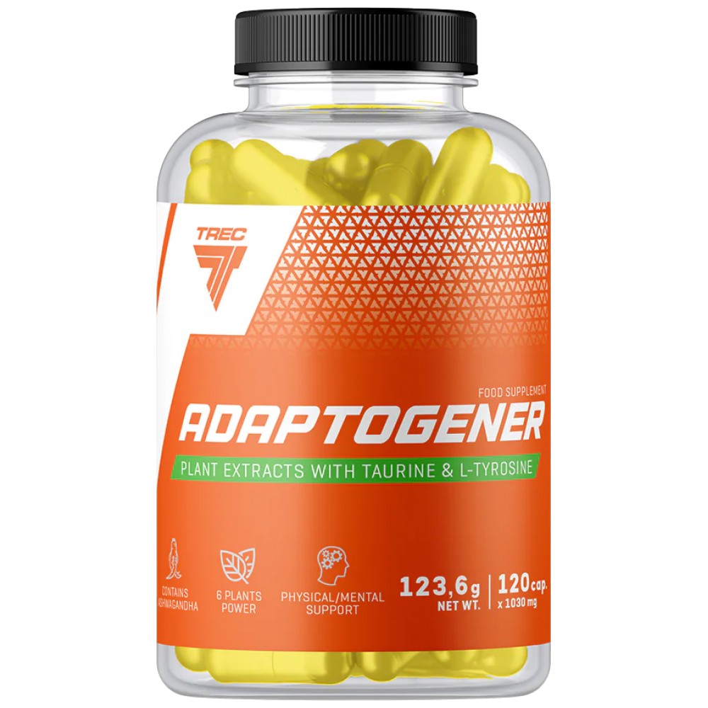 Adaptogen | s Ashwagandha, Rhodiola, l -tirozin - 120 kapsula
