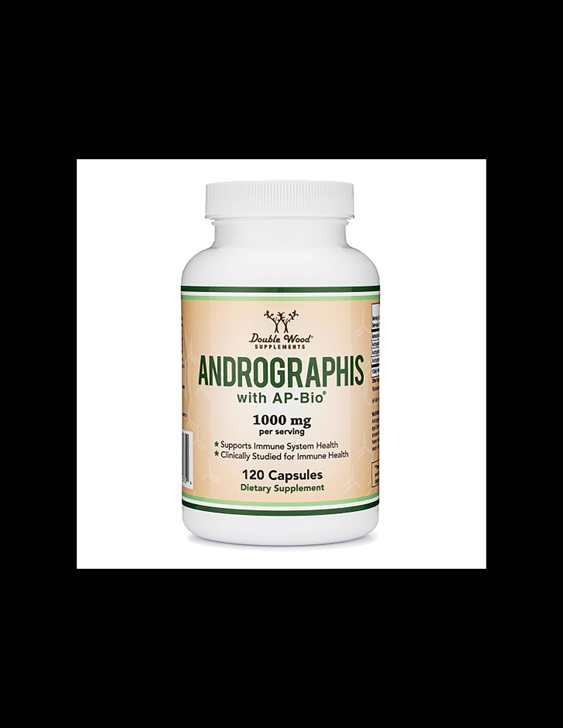 Andrographis with AP-Bio®/ Andrographis, 120 capsules Double Wood - Nutra Best Europe