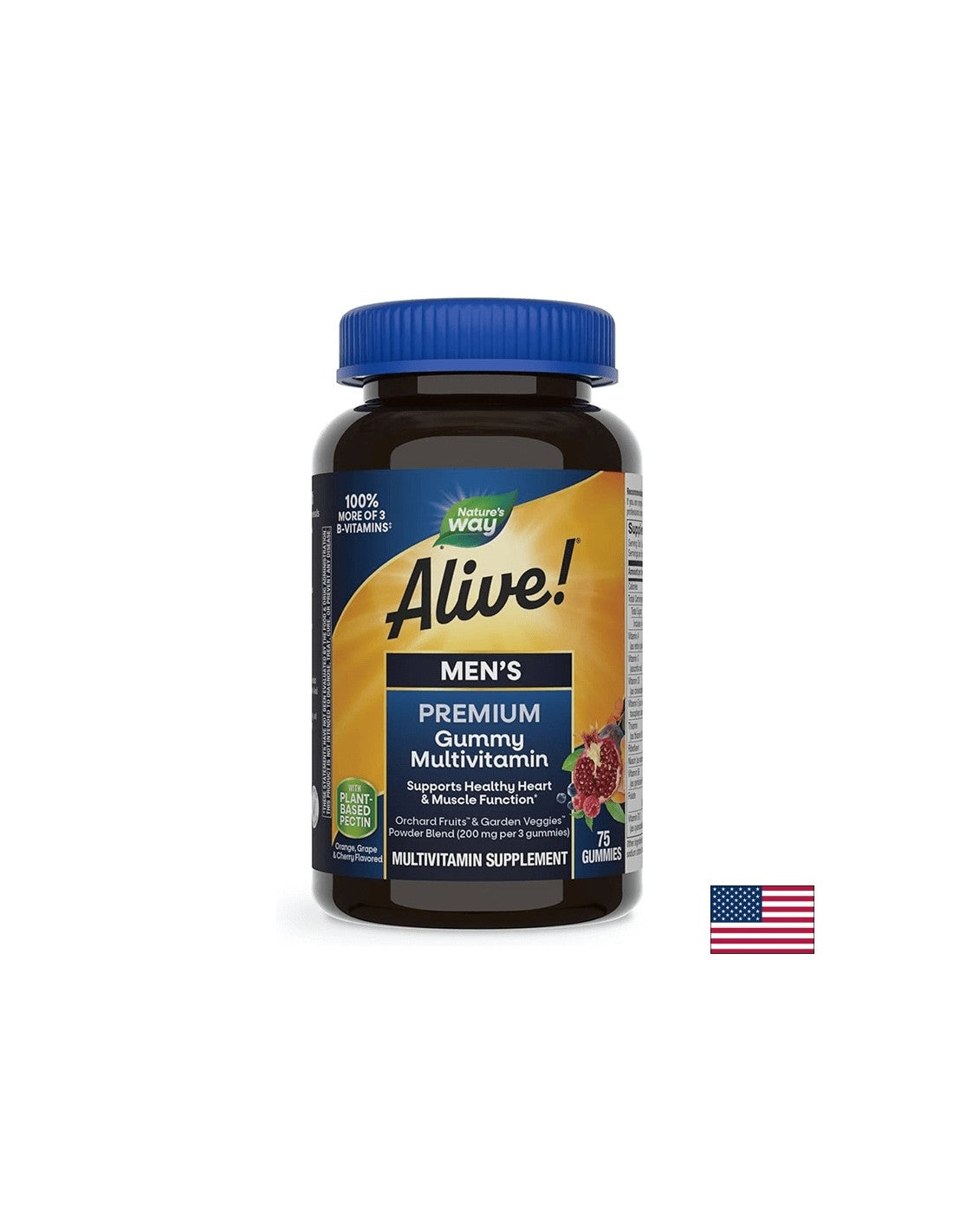 <tc>Alive</tc>! Men's Gummy Vitamins - 75 tableta za žvakanje