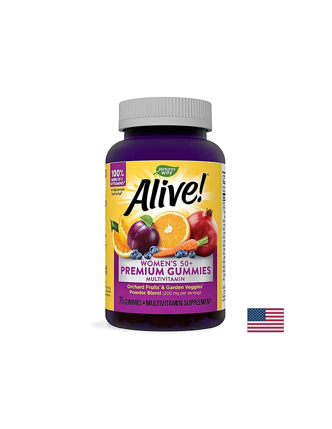 <tc>Alive</tc>! Gumasti vitamini za žene 50+ - 75 guma