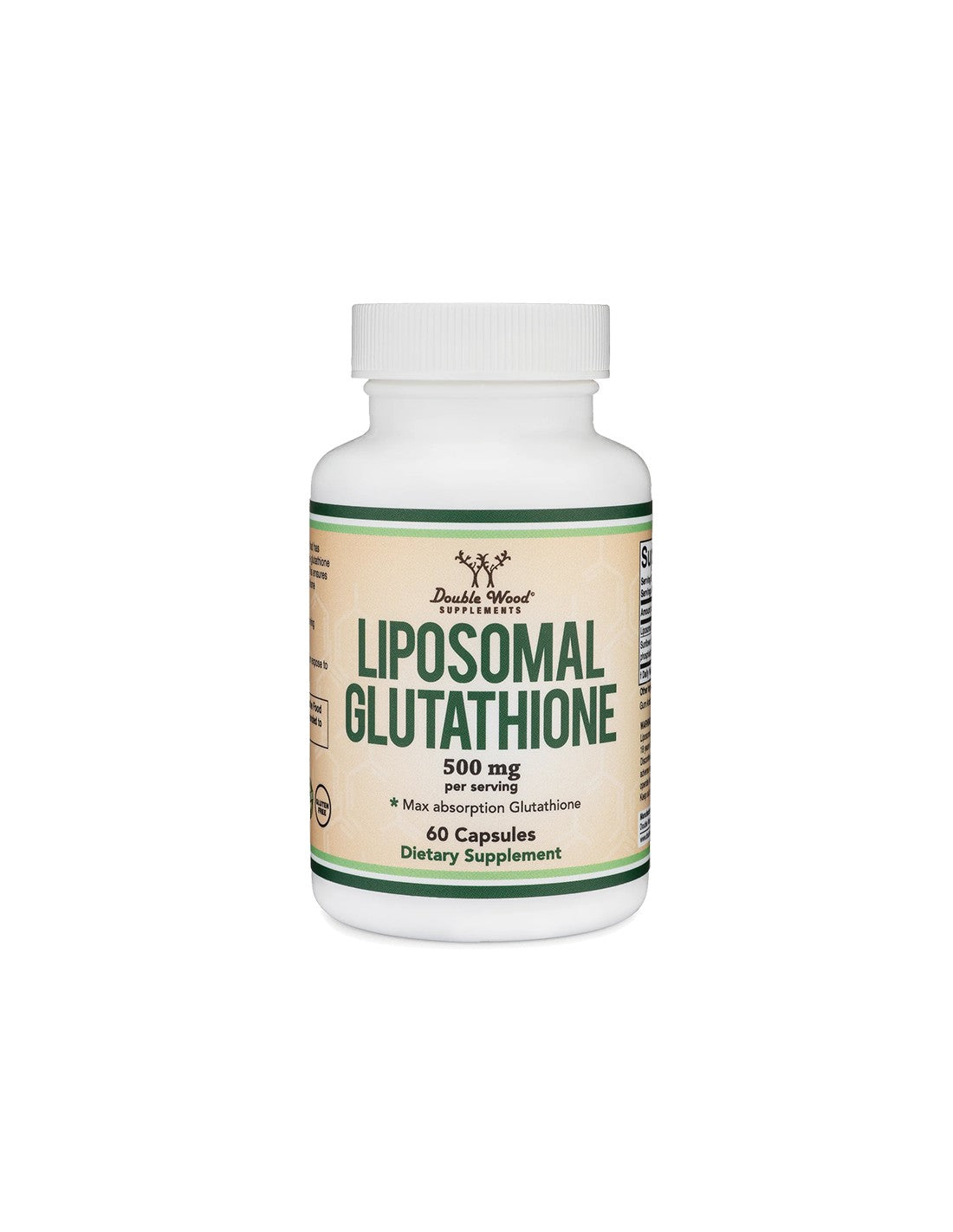 Antioxidant, liver protection - Liposomal Glutathione, 250 mg x 60 capsules Double Wood - Nutra Best Europe