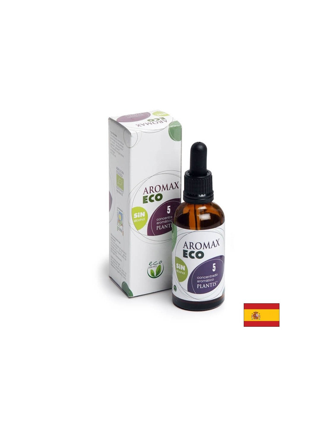 Biljna tinktura za detoksikaciju - Aromax Eco 5 Plantis®, bez alkohola, 50 ml