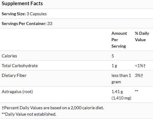 Astragalus 470 mg - 100 kapsula