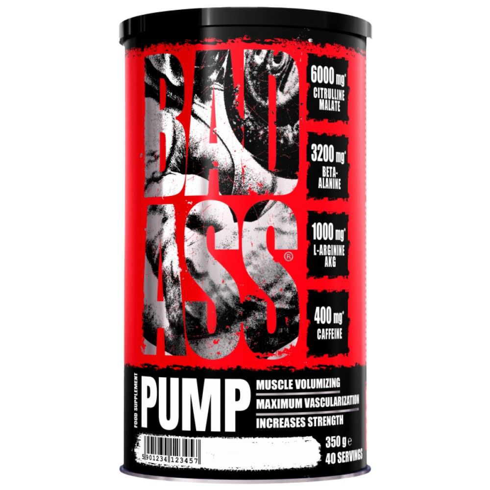 <tc>BAD ASS</tc> PUMP | Potpuna formula za prije treninga - 350 grama