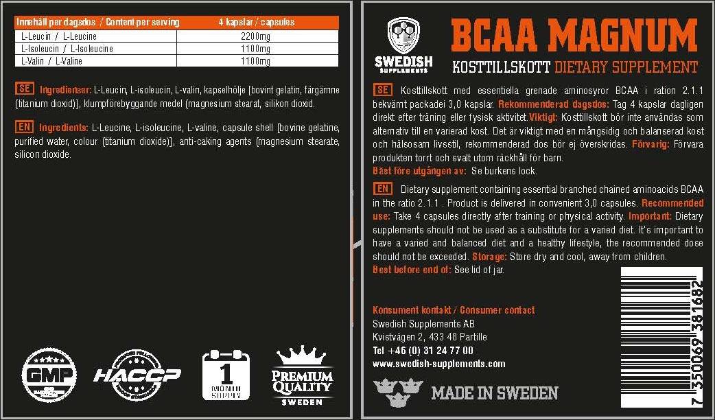 BCAA Magnum 1100 mg 120 kapsula