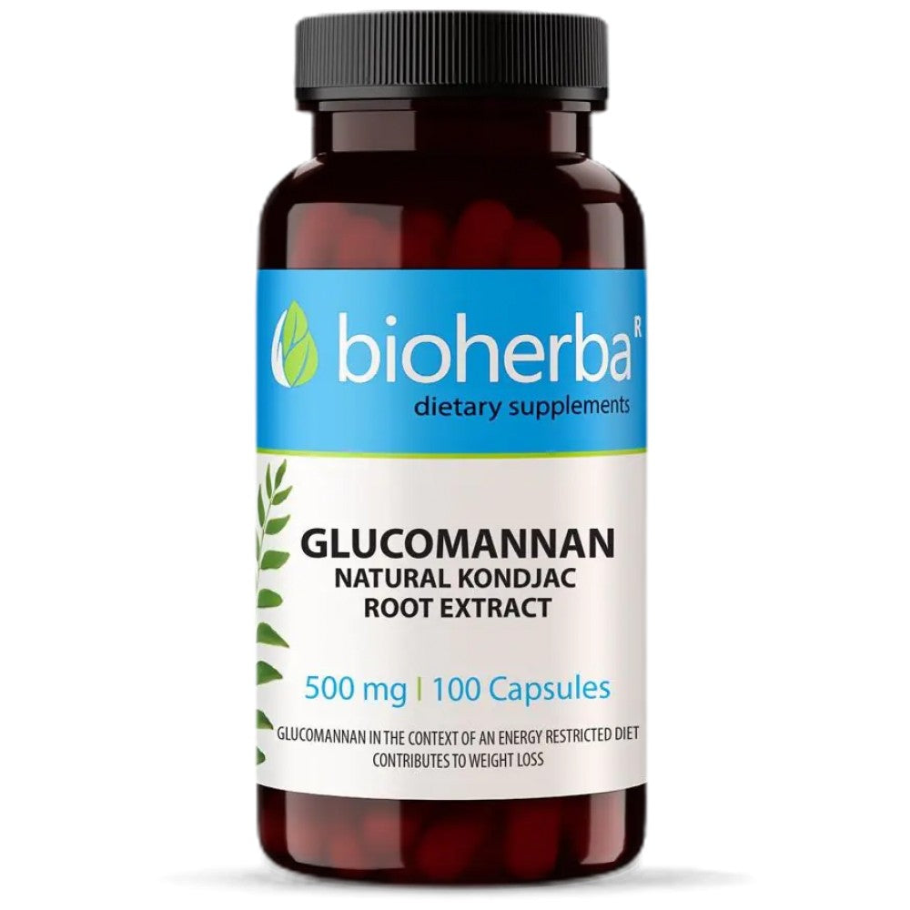 Glucomannan Natural Konjack ekstrakt korijena 560 mg - 100 kapsula