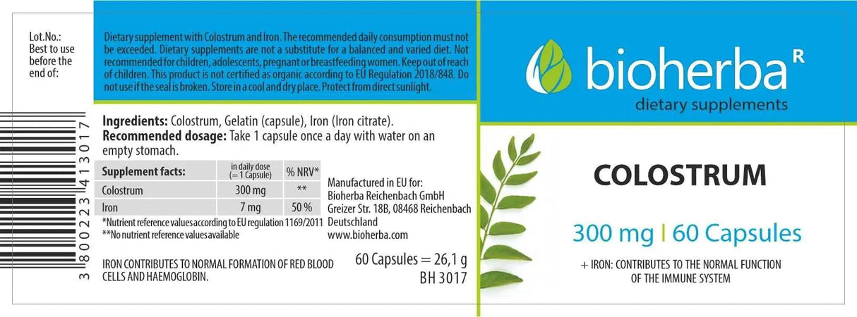 Colostrum 300 mg - 60 kapsula