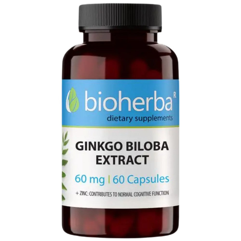 Ginkgo bioba ekstrakt 60 mg - 60 kapsula