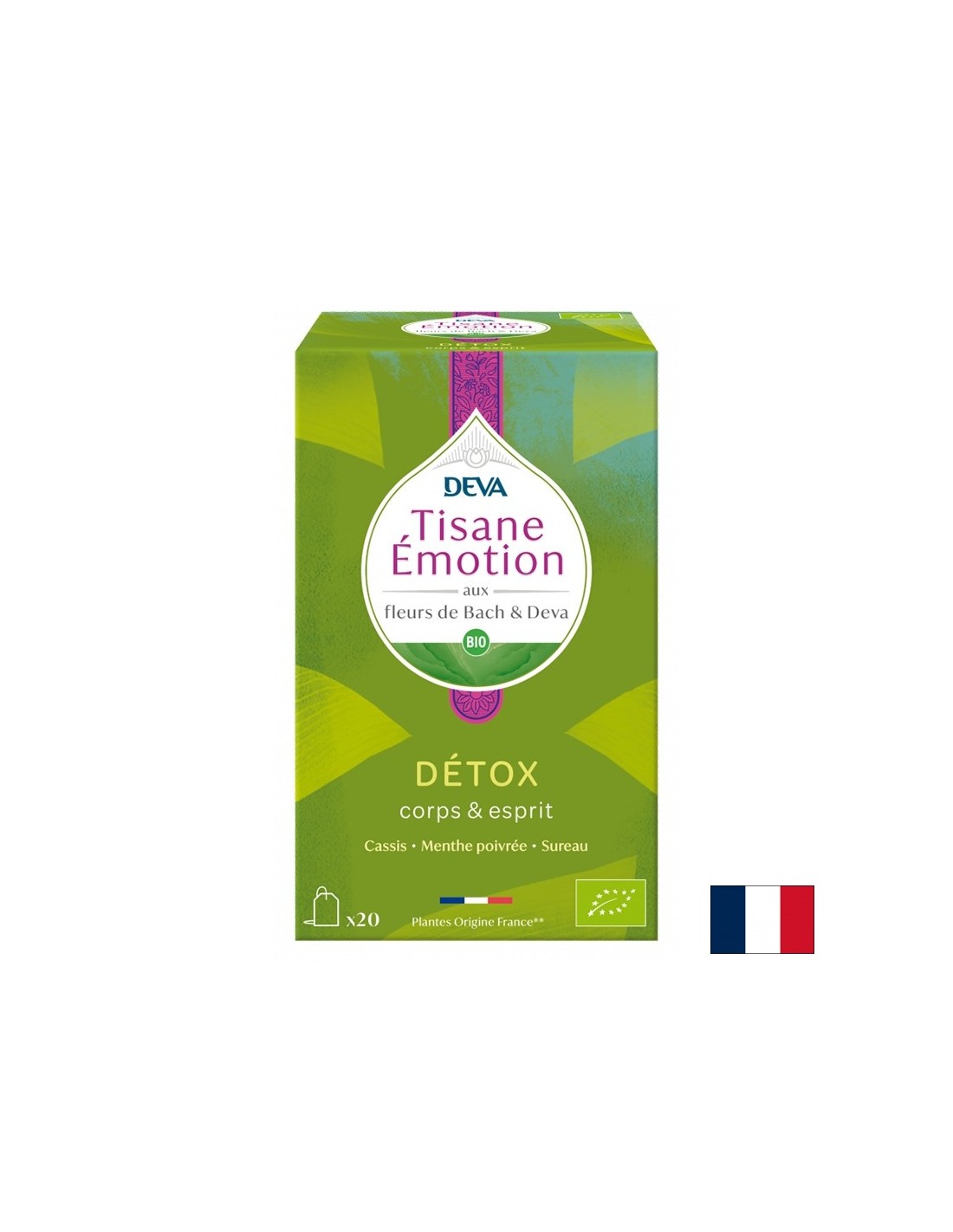 Biljni detoks čaj (s cvjetnim eliksirima prema metodi dr. Bacha), 20 filtriranih vreća