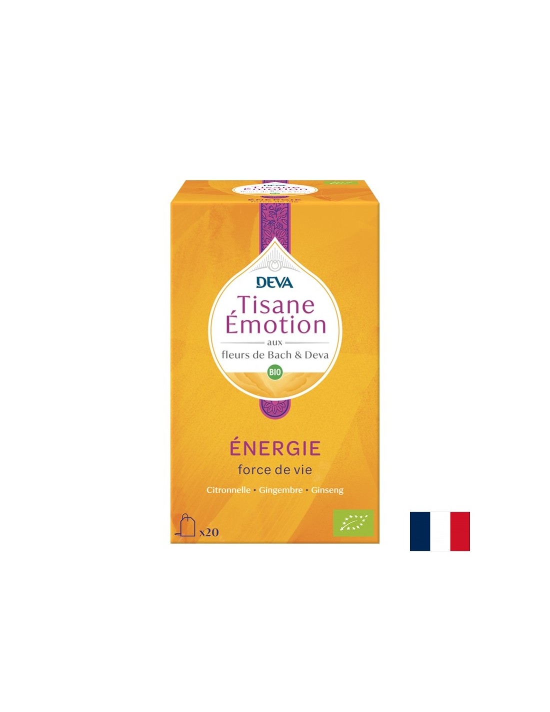 Biljni čaj "energija" (s cvjetnim eliksirima prema metodi dr. Bacha), 20 vrećica za filtriranje